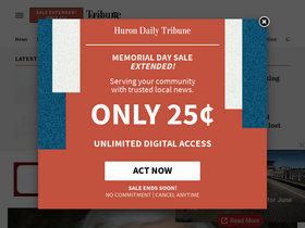 'michigansthumb.com' screenshot