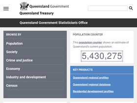 'qgso.qld.gov.au' screenshot