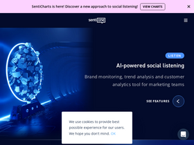 'sentione.com' screenshot