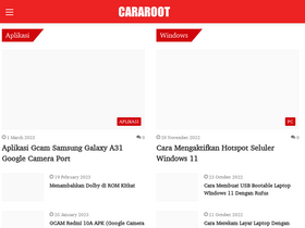 'cararoot.com' screenshot