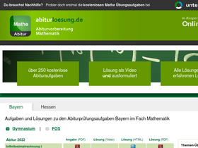 'abiturloesung.de' screenshot