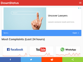 'downstatus.com' screenshot