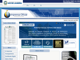 'ioerj.com.br' screenshot