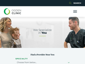 'ogdenclinic.com' screenshot