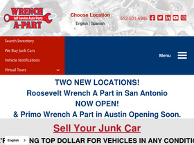 'wrenchapart.com' screenshot