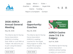 asrca.com homepage screenshot