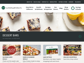 'lundsandbyerlys.com' screenshot
