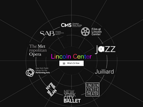 'lincolncenter.org' screenshot