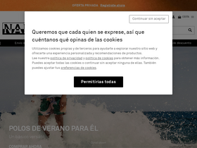 'napapijri.es' screenshot
