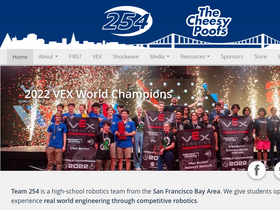 'team254.com' screenshot