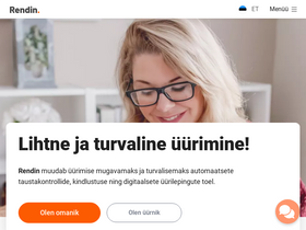'rendin.ee' screenshot