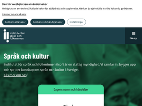 'isof.se' screenshot