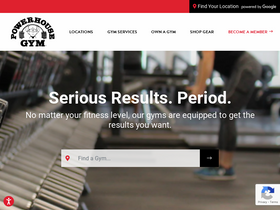 'powerhousegym.com' screenshot