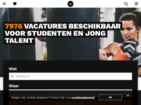 'studentjob.nl' screenshot