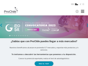 'prochile.gob.cl' screenshot
