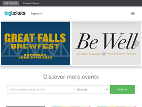 'bigtickets.com' screenshot