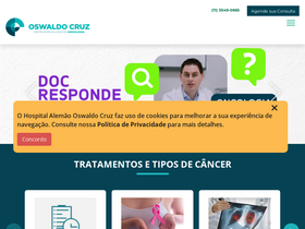 'centrodeoncologia.org.br' screenshot