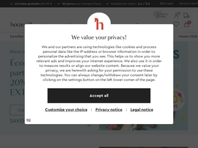 'horze.fr' screenshot