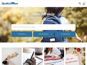 'skolkollen.se' screenshot