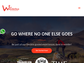 'wanderbusecuador.com' screenshot