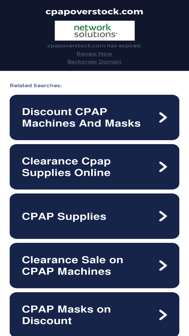 cpapoverstock.com