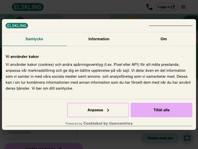 'elskling.se' screenshot