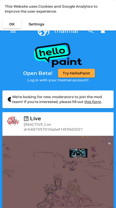 Lobby  HelloPaint: Online Collaborative Painting