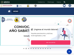 'itleon.edu.mx' screenshot