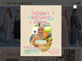 'calaqisya.com' screenshot