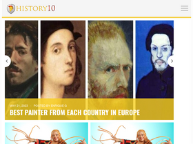 'history10.com' screenshot