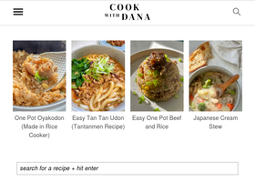 'cookwithdana.com' screenshot