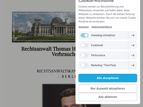 'kanzlei-hollweck.de' screenshot