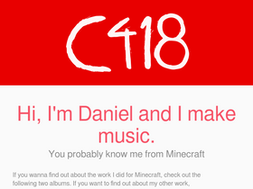 'c418.org' screenshot