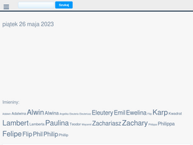 'imiona.info' screenshot