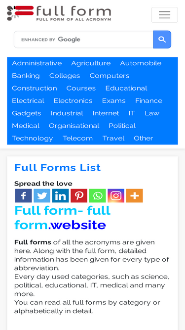 fullform.website