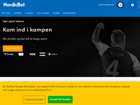'nordicbet.dk' screenshot