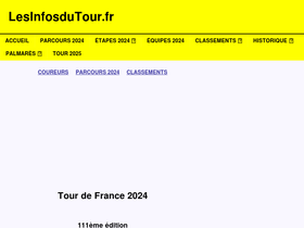 'tourdefrance2023.fr' screenshot