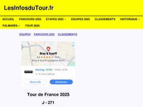 'tourdefrance2023.fr' screenshot