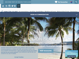 'hamiltonisland.com.au' screenshot