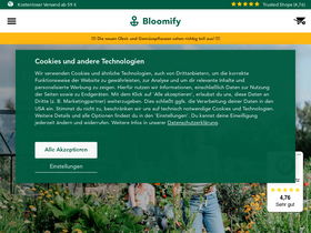 'bloomify.de' screenshot