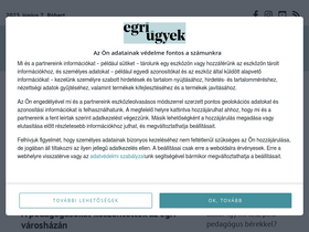 'egriugyek.hu' screenshot