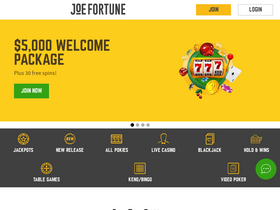 joefortuneonlinepokies.com