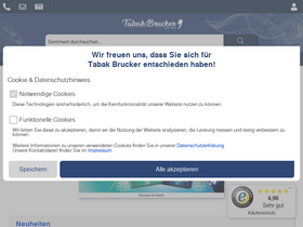 'tabak-brucker.de' screenshot