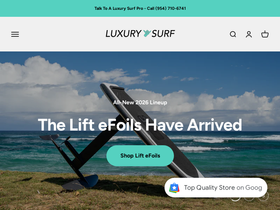 luxury-surf.com homepage screenshot