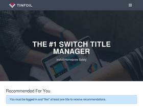 'tinfoil.io' screenshot
