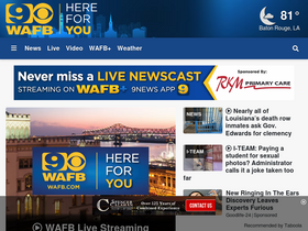 'wafb.com' screenshot