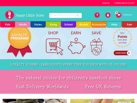 'happylittlesoles.co.uk' screenshot