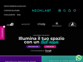 Neonlab homepage screenshot