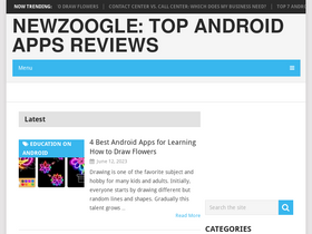 'newzoogle.com' screenshot