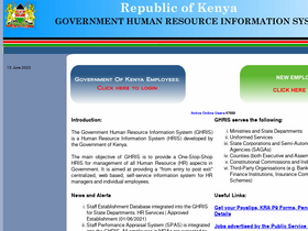 'ghris.go.ke' screenshot